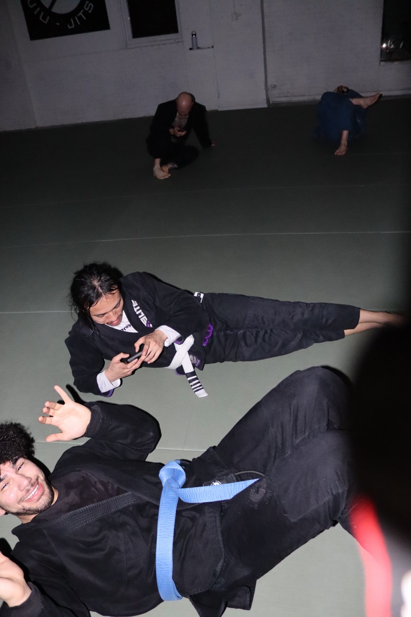 BJJ training session