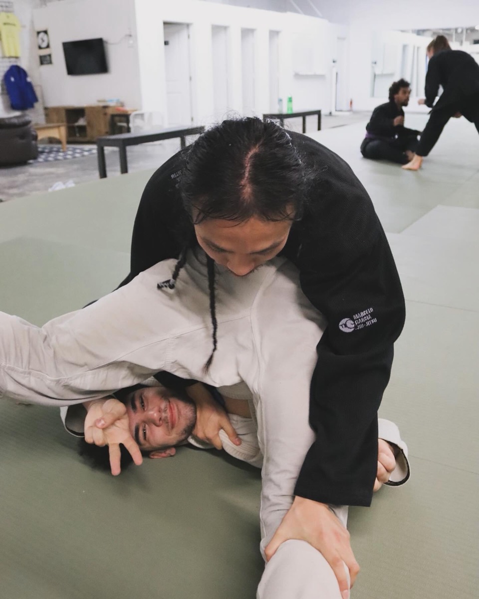 BJJ training session